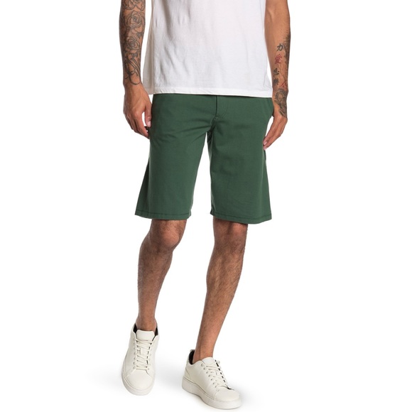 Jeff Jogger Knit Shorts Army Green - Picture 1 of 7
